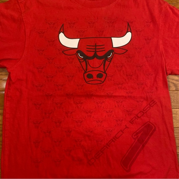 Vintage Chicago Bulls Derrick Rose #1 NBA T Shirt size Medium - Picture 2 of 7